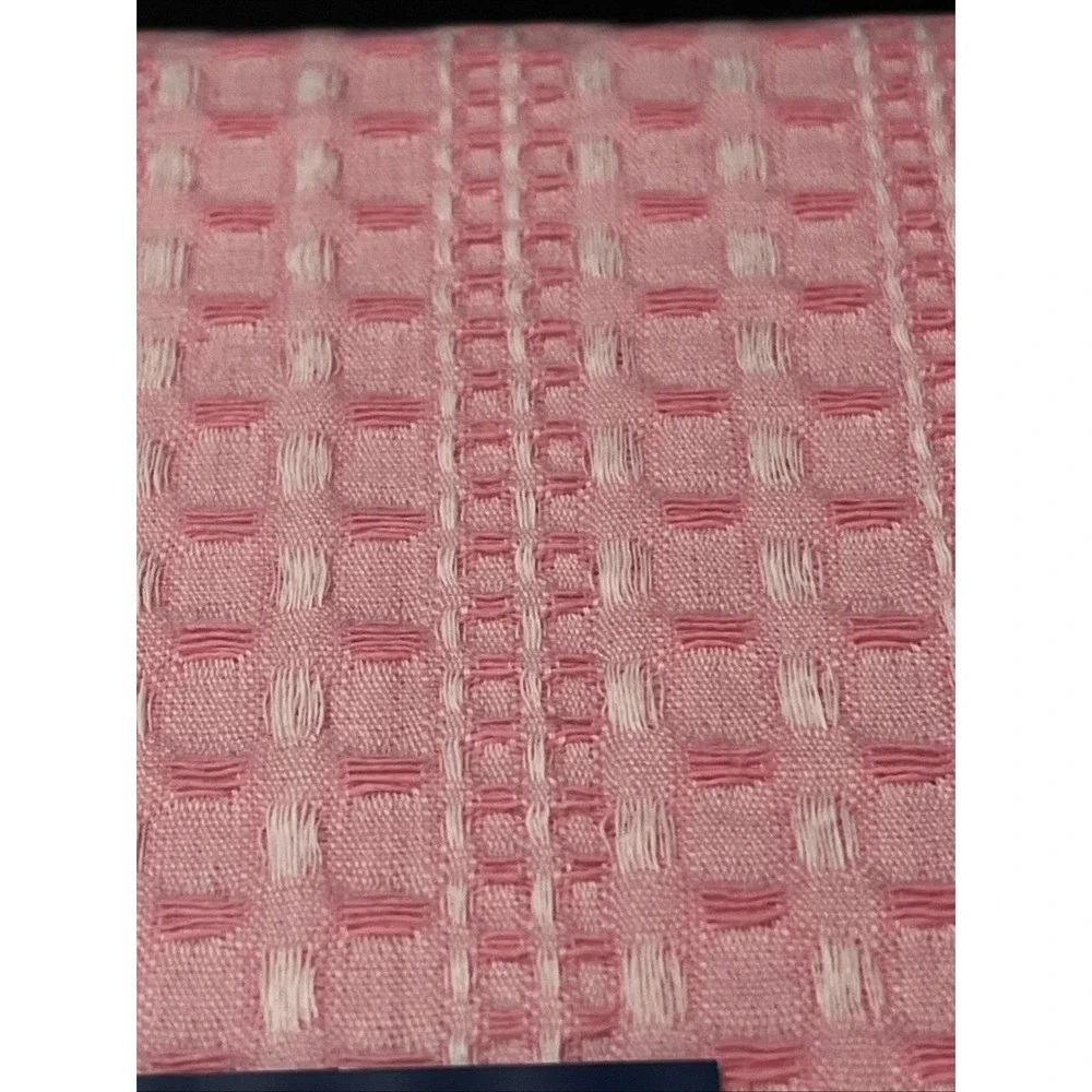 Carol & Frank Textured Waffle Throw Blanket Pink 50